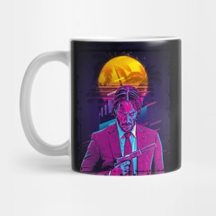 John Wick retro art Mug